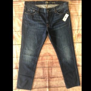•NWT• 7 For All Mankind Slimmy Jeans Size 38